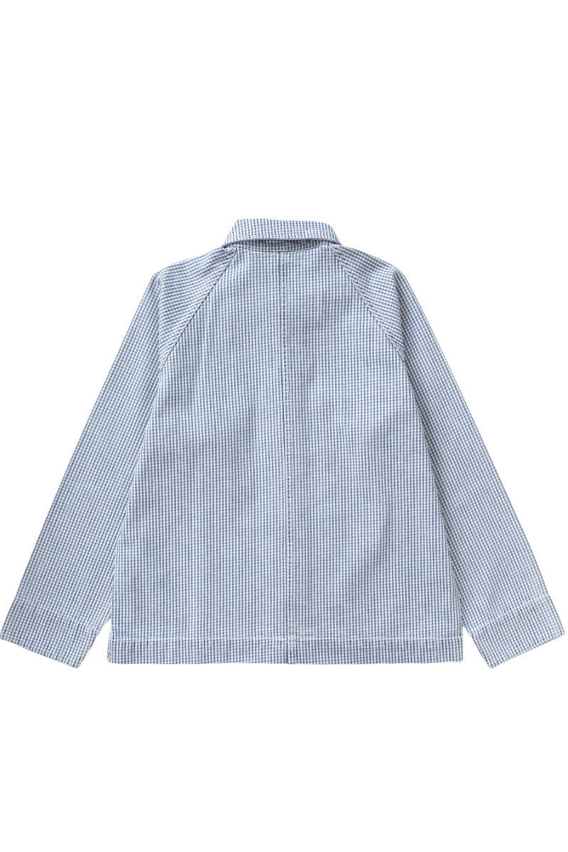 SERVICE WORKS HOUSE GINGHAM FOH OVERSHIRT Blue