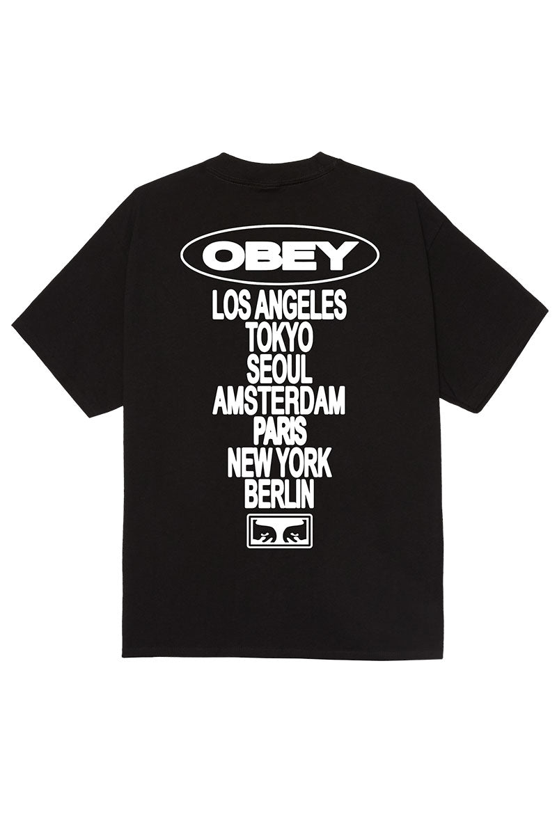 OBEY GLOBAL IMPACT T-SHIRT Black