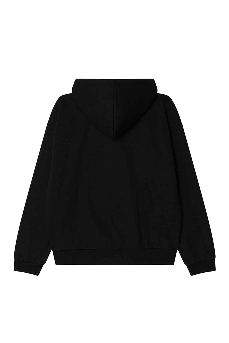 OBEY GORDON EXTRA HEAVY ZIP HOOD Black