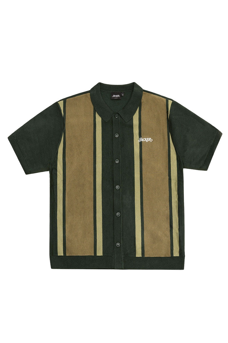 JACKER GRANDPA CARDIGAN SHIRT Green