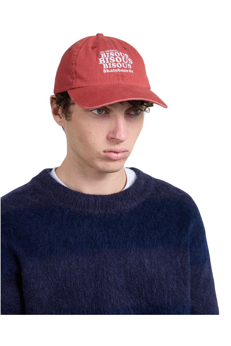 BISOUS SKATEBOARD CAP GREASE Harvard Red