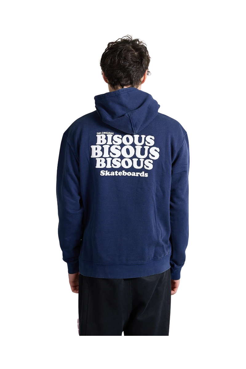 BISOUS SKATEBOARDS GREASE HOODIE Navy