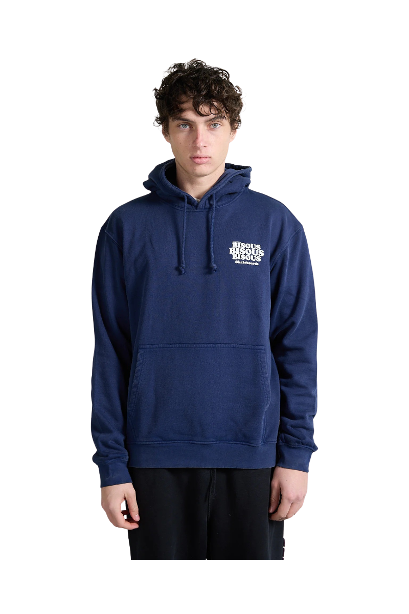 BISOUS SKATEBOARDS GREASE HOODIE Navy