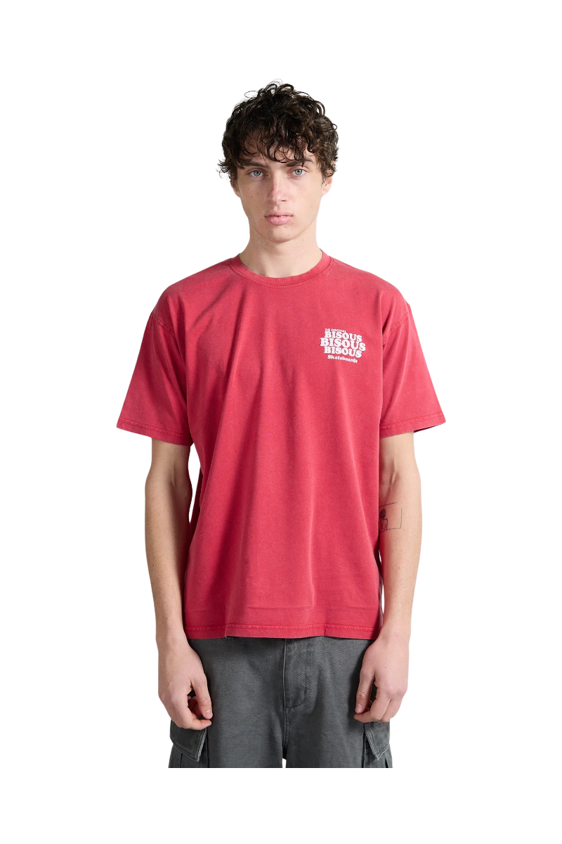 KISSES SKATEBOARDS SONICS T-SHIRT Light Blue