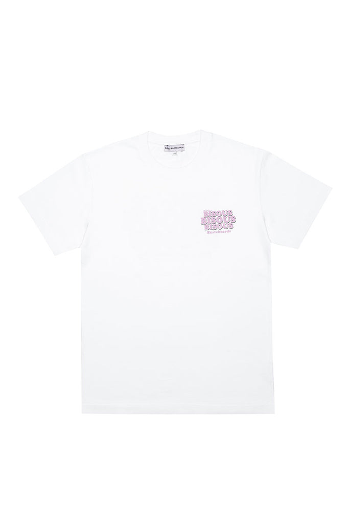 BISOUS SKATEBOARD T-SHIRT GREASE White