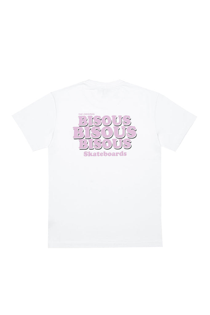 BISOUS SKATEBOARD T-SHIRT GREASE White