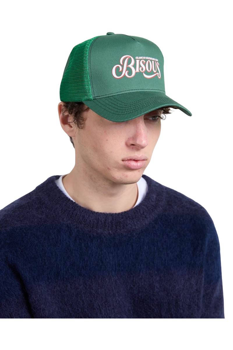 BISOUS SKATEBOARD CAP GLAMOUR Forest Green
