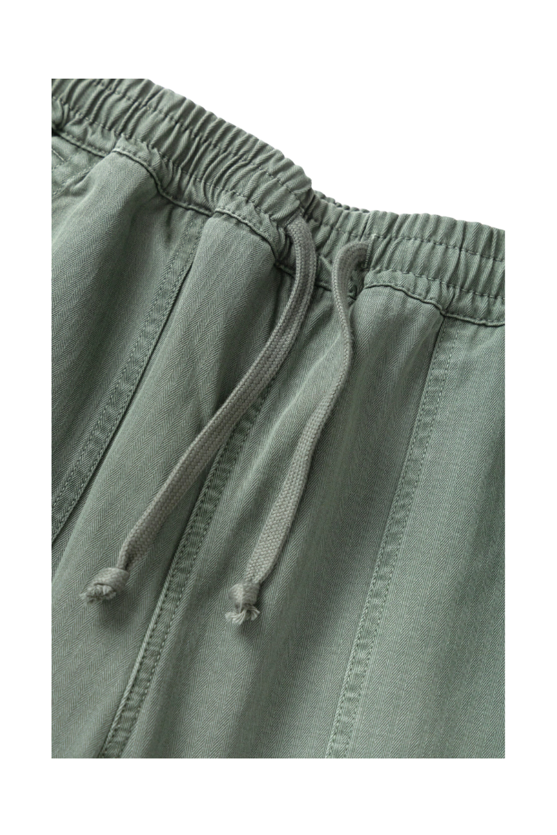 Pantalon chef Service Works Pigment HBT olive – vue 3
