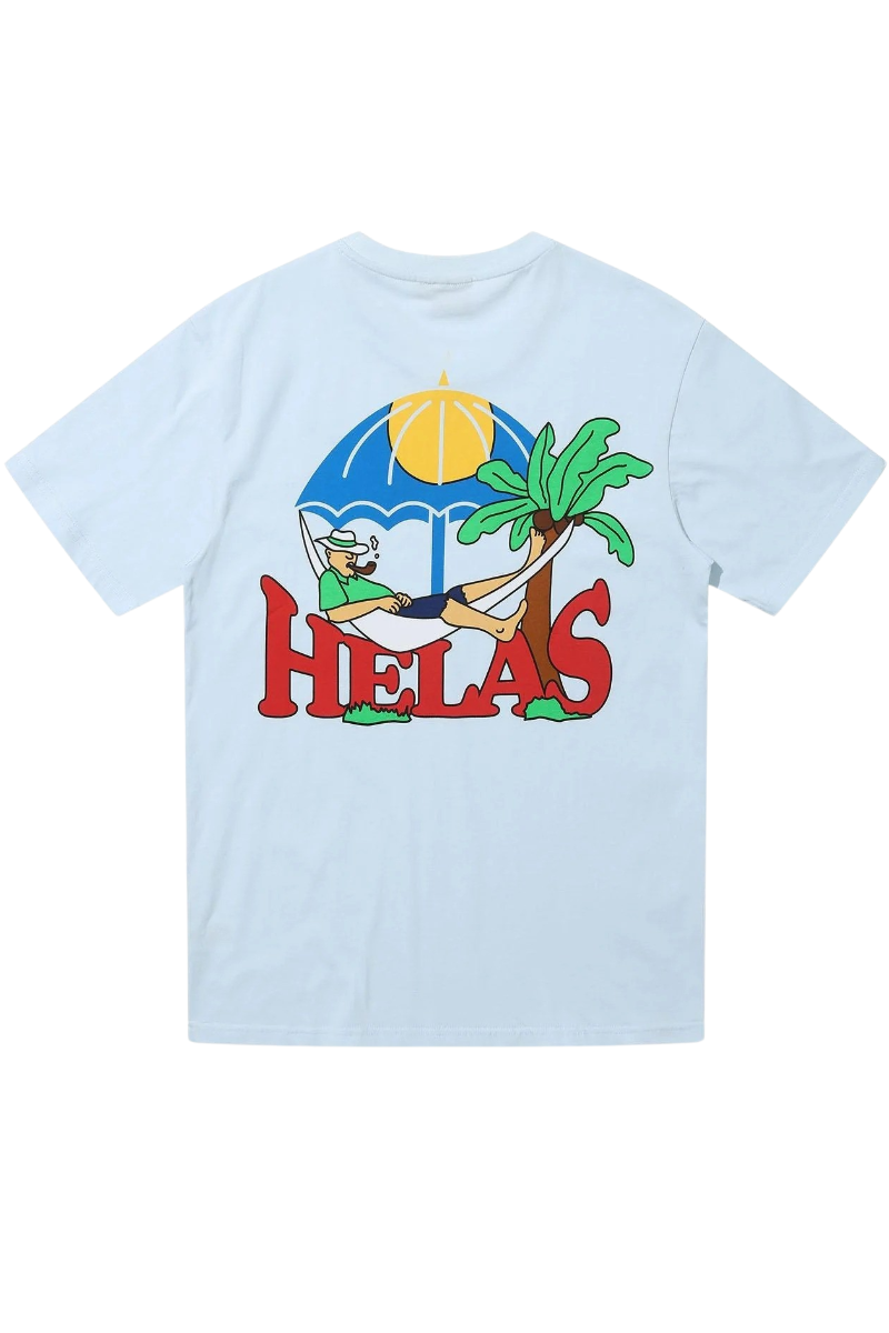 HELAS CAPS HAMAC T-SHIRT Pastel Blue