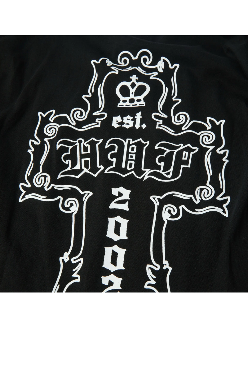 HUF HARD LUXE L/S T-SHIRT Black