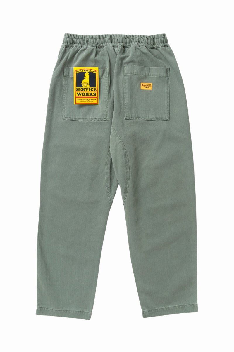 Service Works Pigment HBT Chef Pants Olive – view 2