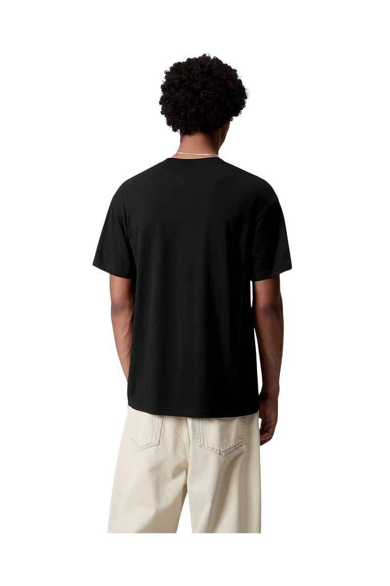 CARHARTT WIP POCKET HEART T-SHIRT Black / Red