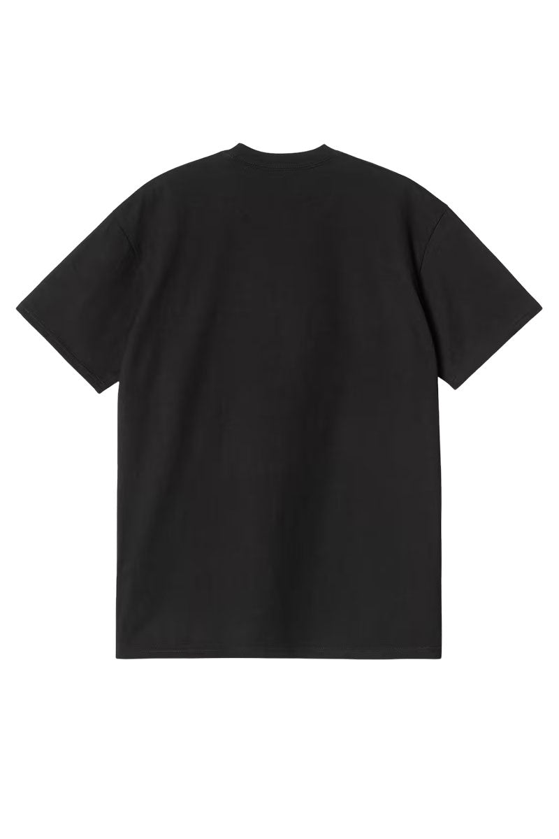 CARHARTT WIP POCKET HEART T-SHIRT Black / Red