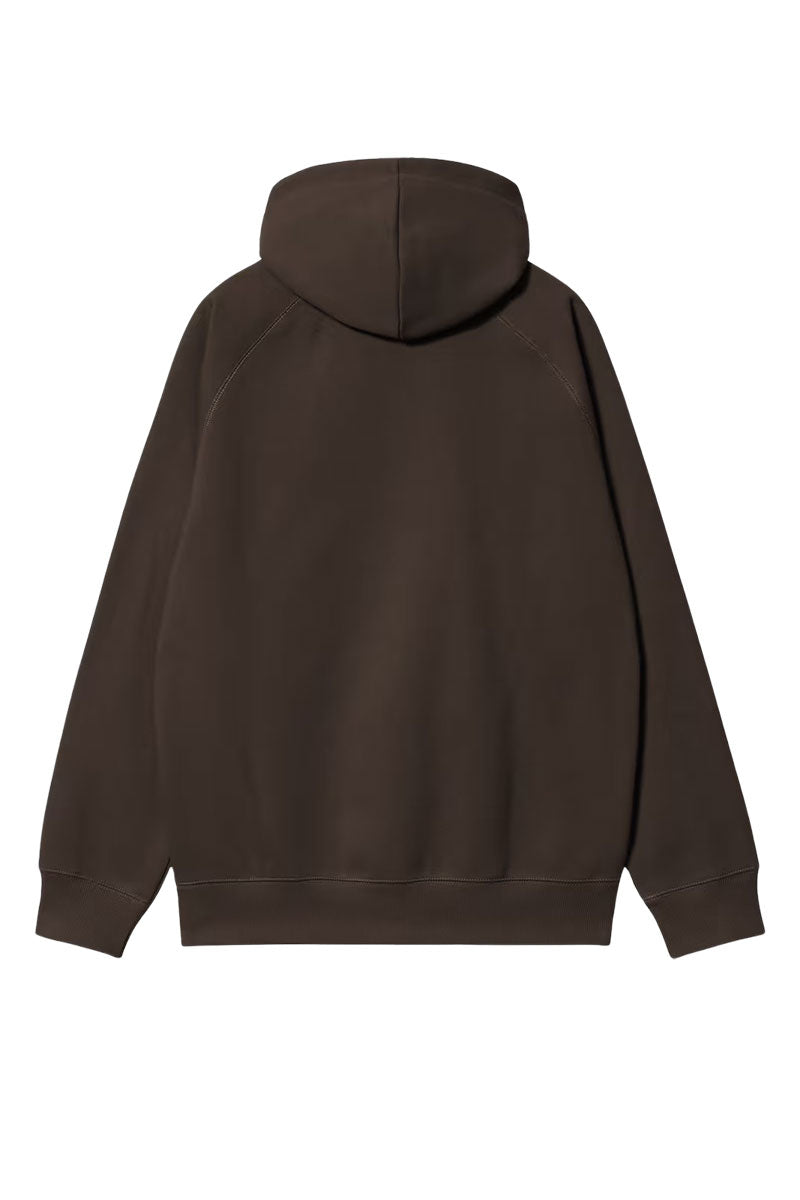 CARHARTT WIP CHASE HOODED SWEAT Tobacco / Gold