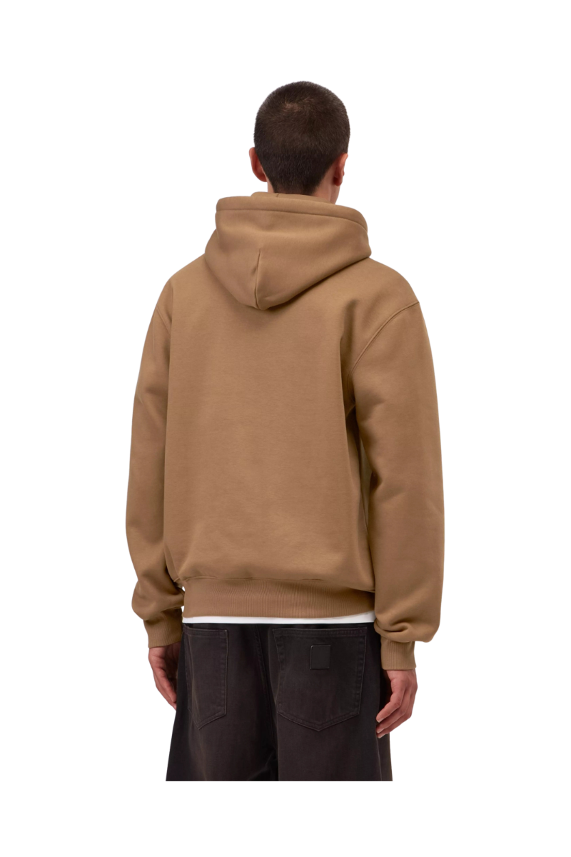 CARHARTT WIP HOODED CARHARTT SWEAT H Brown / Black