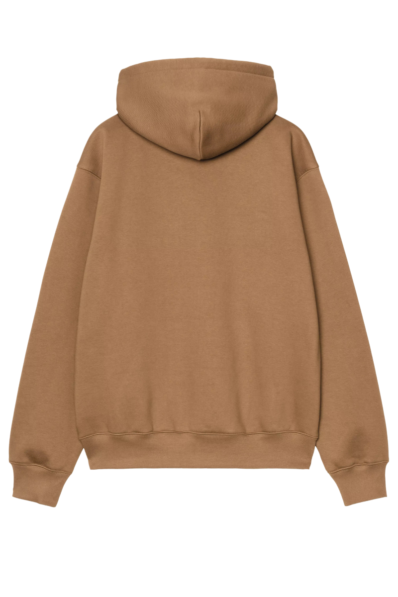 CARHARTT WIP HOODED CARHARTT SWEAT H Brown / Black
