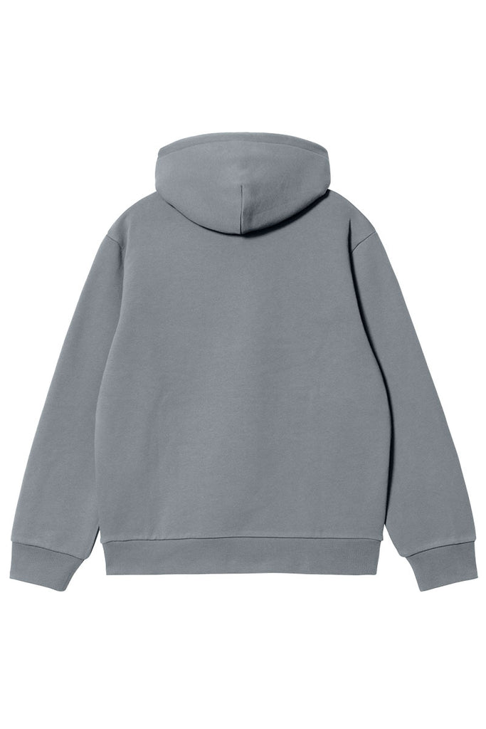 CARHARTT WIP HOODED CARHARTT SWEAT Dove Gray / Wax