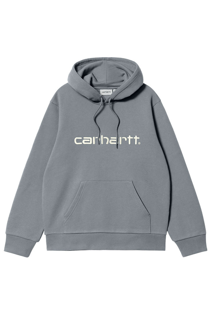 CARHARTT WIP HOODED CARHARTT SWEAT Dove Gray / Wax