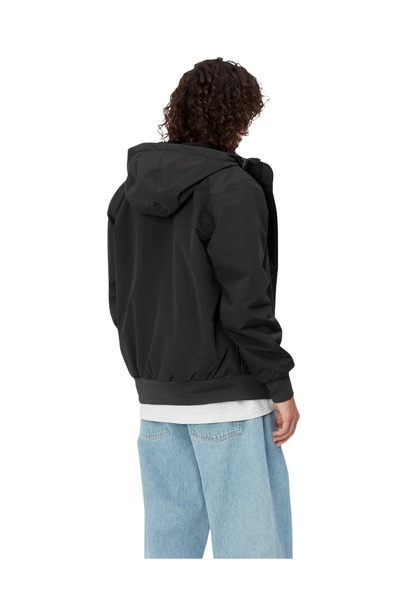 CARHARTT WIP HOODED SAIL JACKET Black / White