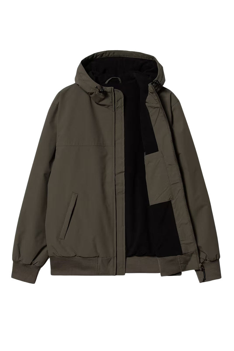 CARHARTT WIP HOODED SAIL JACKET Cypress / Black