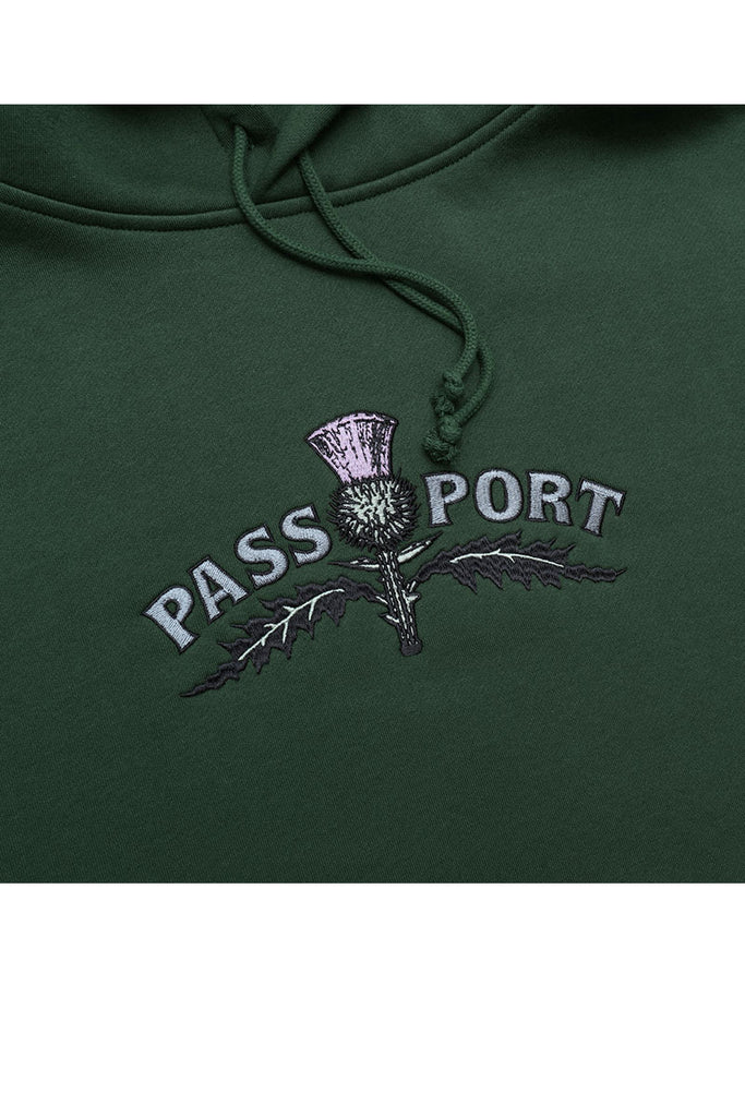 PASSPORT HOODIE THISTLE EMBROIDERY Forest