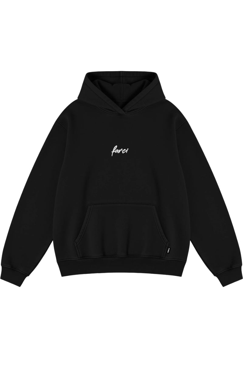 Sweat à capuche Farci Gym Tonic noir – vue 2