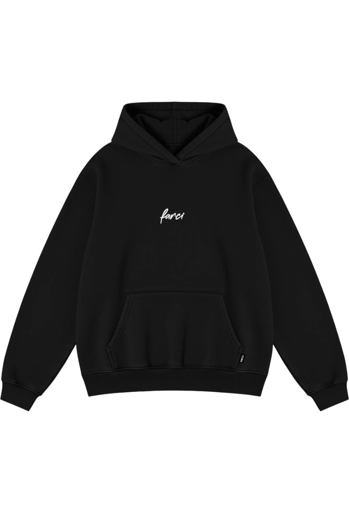 Sweat à capuche Farci Gym Tonic noir – vue 2