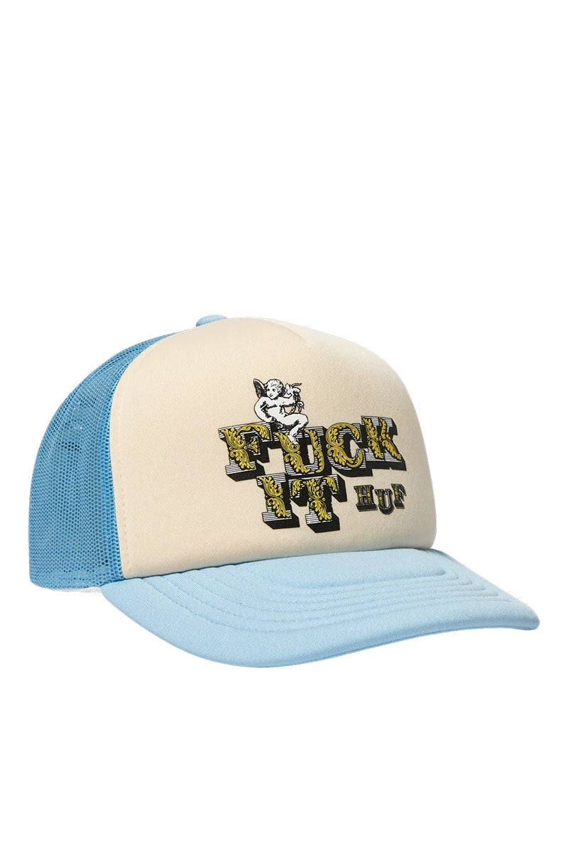 HUF DIVINE TRUCKER CAP Light Blue