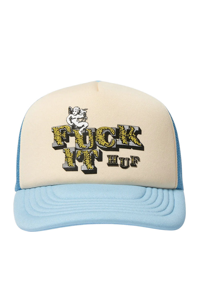 HUF DIVINE TRUCKER CAP Light Blue
