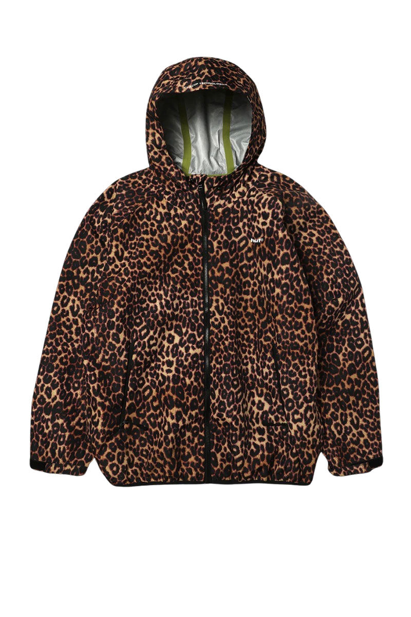 HUF RAINER PRINTED SHELL JACKET Brown