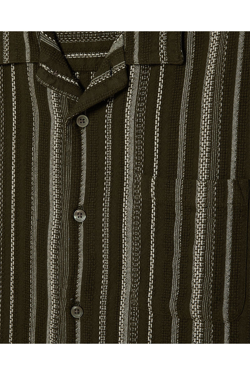 OBEY HUGH WOVEN SHIRT Dark Sage