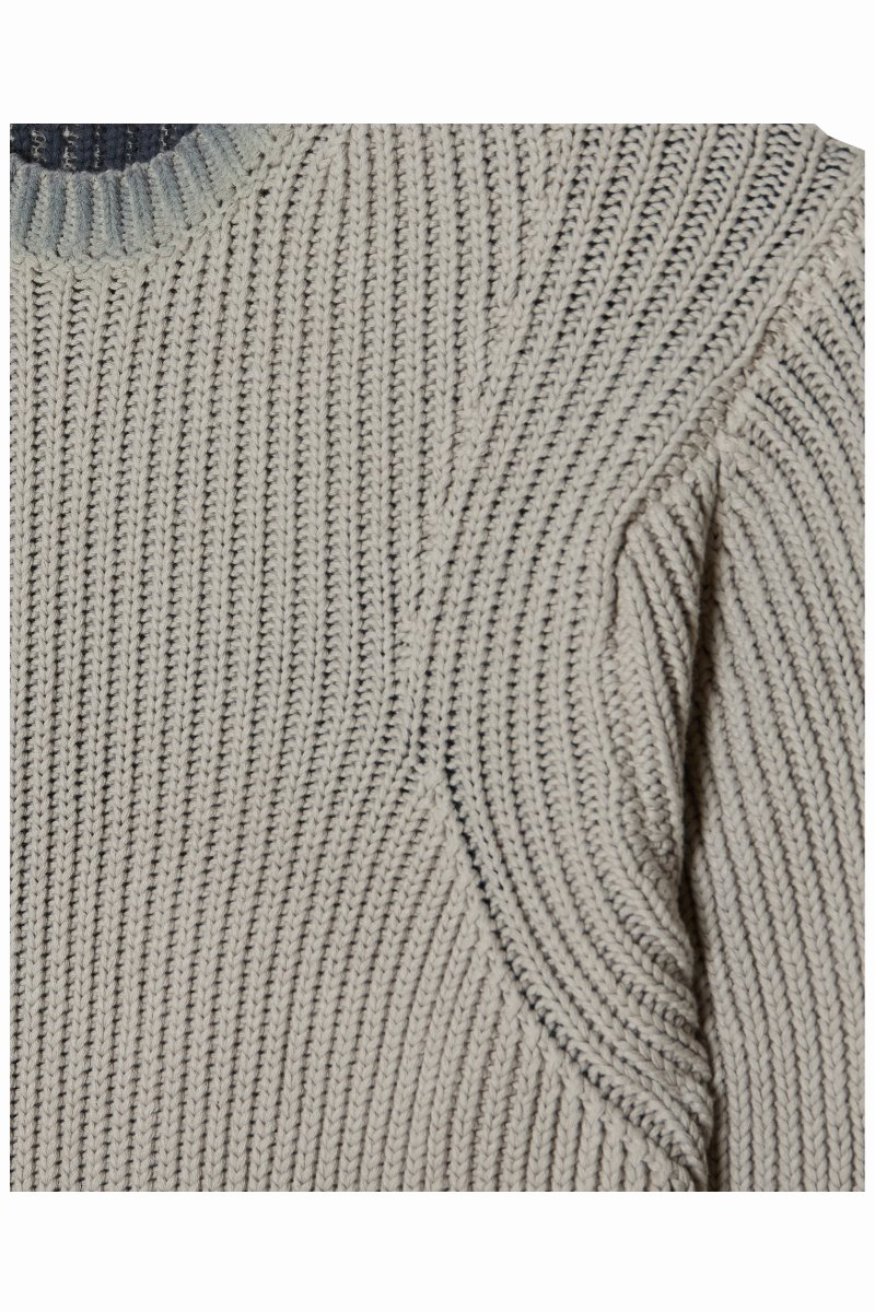 Obey Ian Faded Wash Sweater Grey Faded Wash – view 3