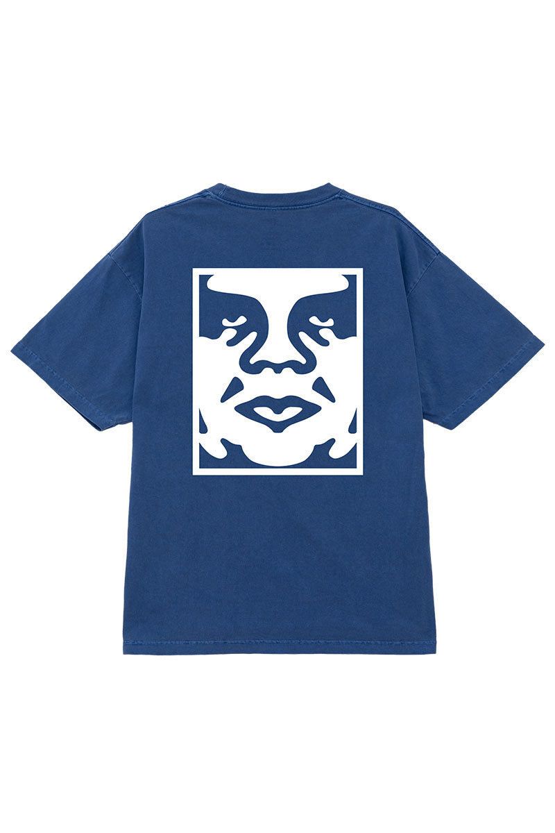 OBEY ICON FACE T-SHIRT Pigment Electric Indigo