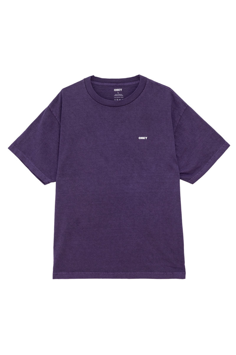 OBEY BOLD ICON FACE T-SHIRT Pigment Imperial Purple