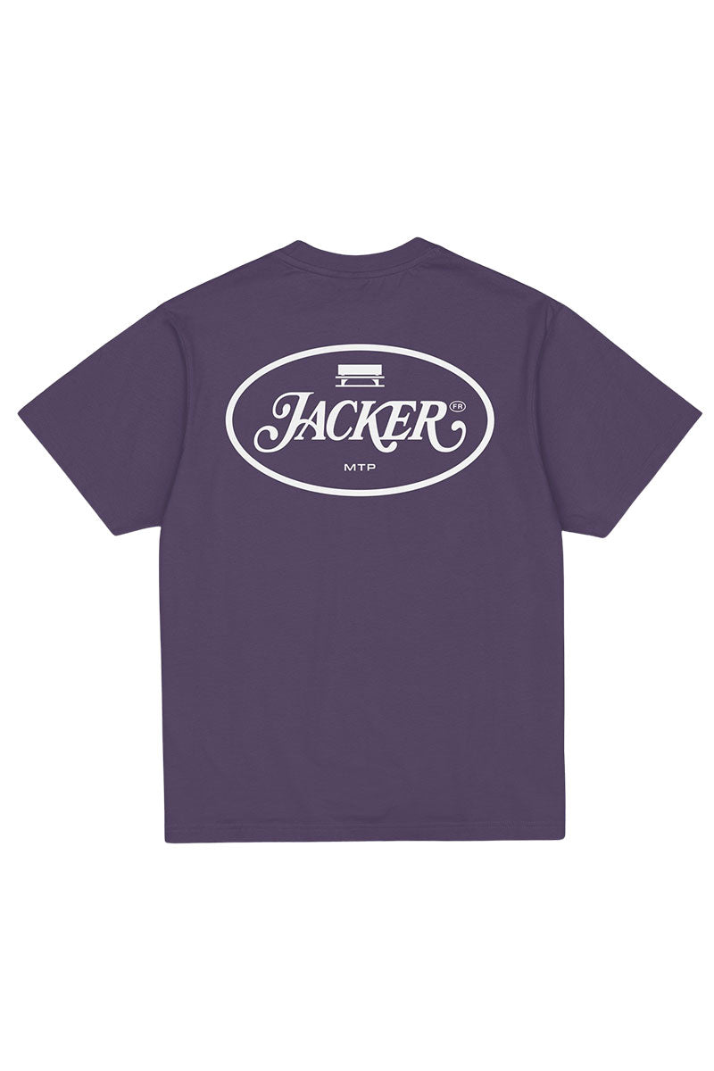 JACKER ID T-SHIRT Purple / White