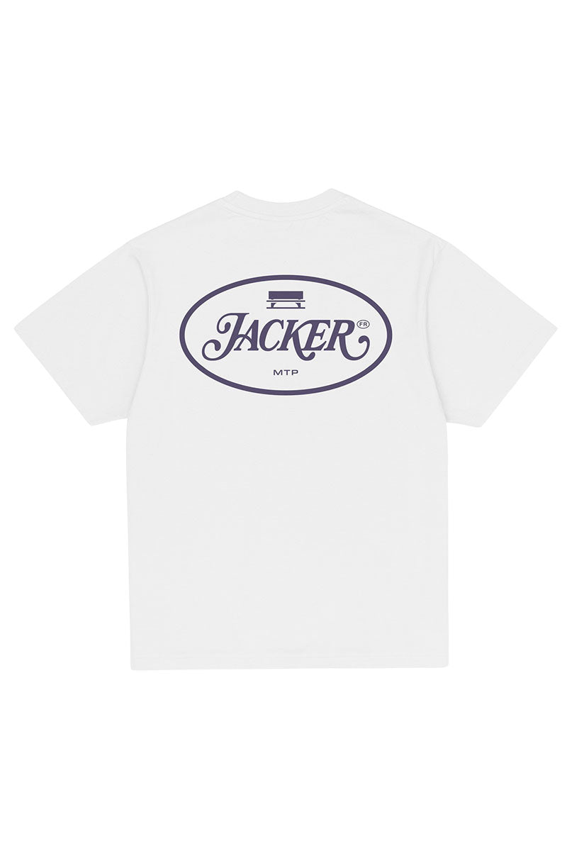JACKER ID T-SHIRT White / Purple