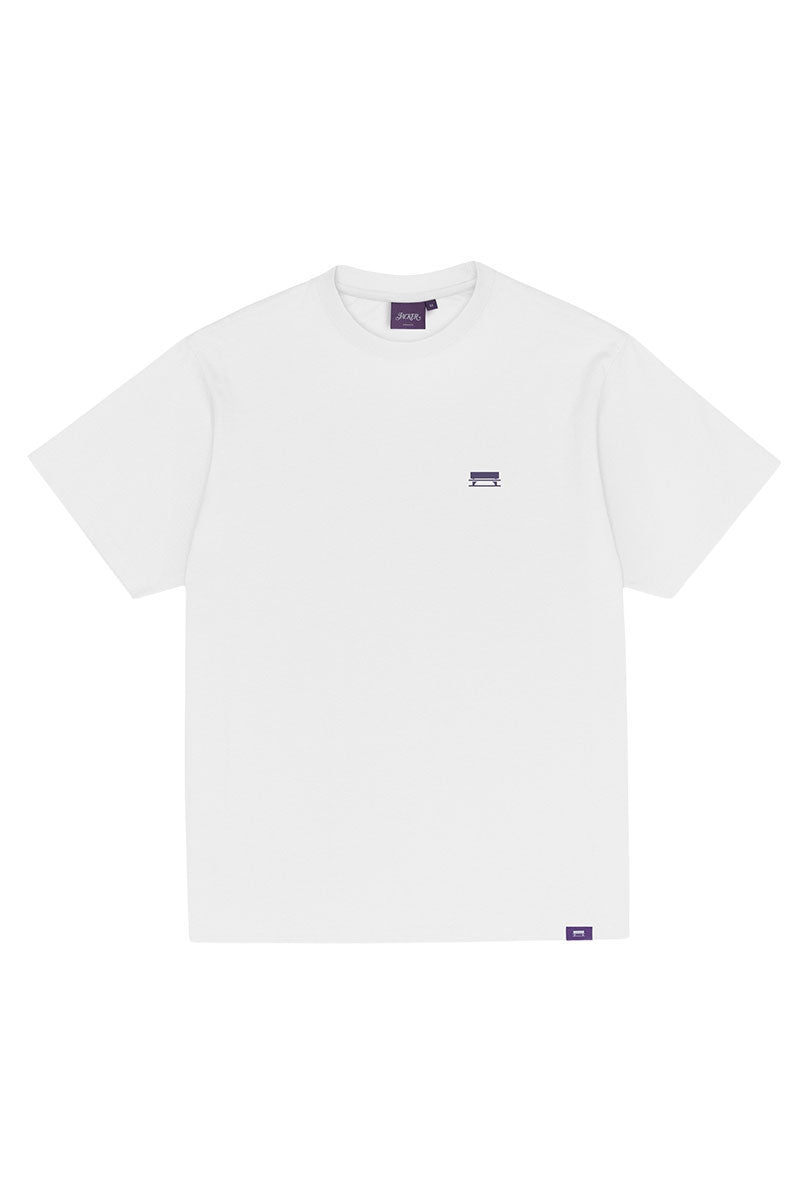 JACKER ID T-SHIRT White / Purple