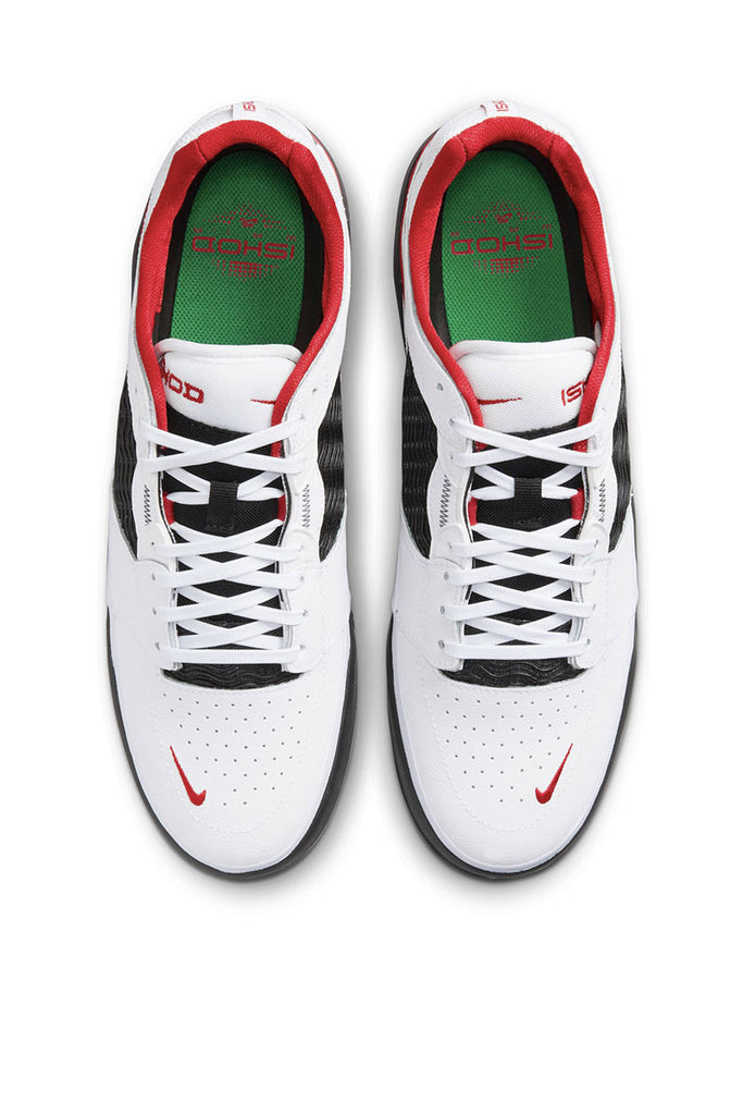 Nike SB ISHOD PRM Leather White / Black / University Red