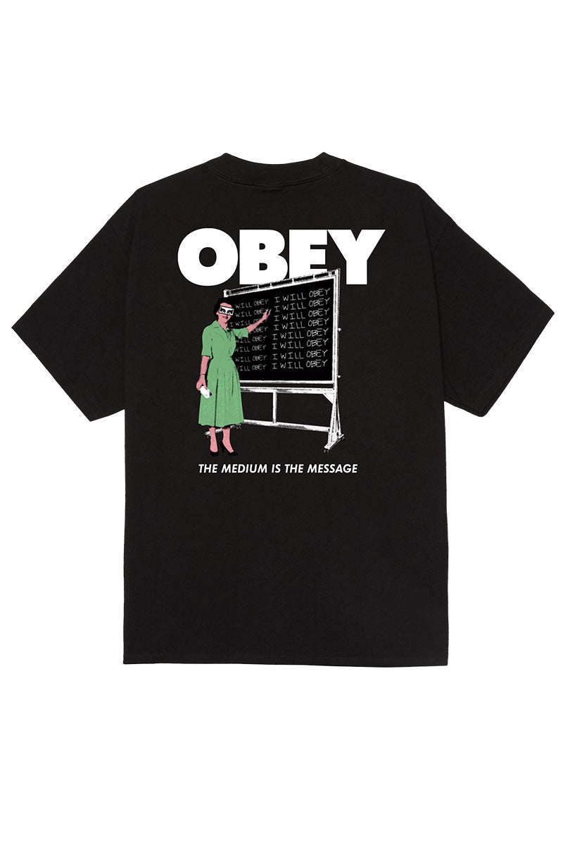 OBEY I WILL OBEY T-SHIRT Black