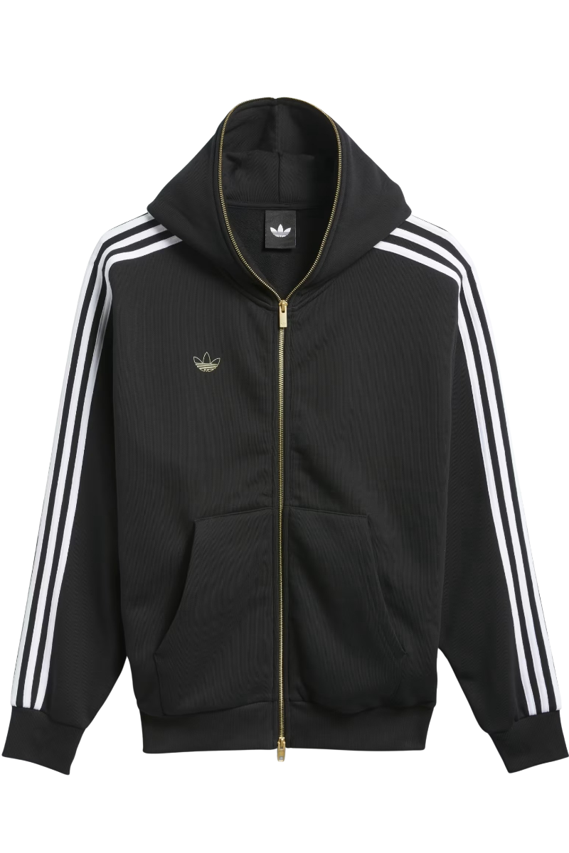 ADIDAS SKATEBOARDING TYSHAWN TRACK JACKET Black / White