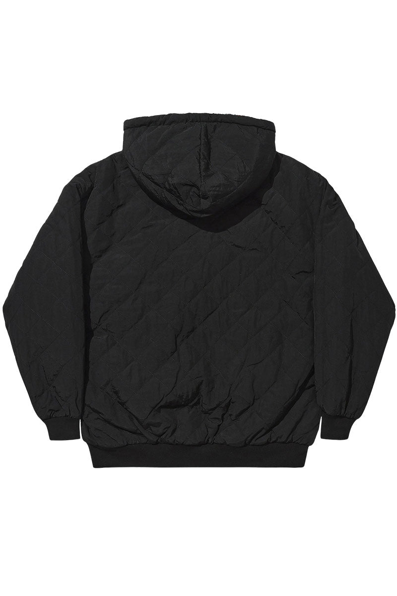 HELAS CAPS OCARO REVERSIBLE CHECKERED FULL ZIP JACKET Navy / Black