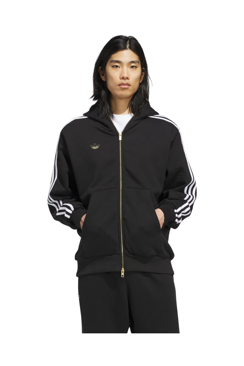 ADIDAS SKATEBOARDING TYSHAWN TRACK JACKET Black / White