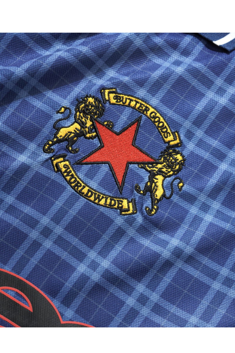 BUTTER PLAID JERSEY Navy / Slate