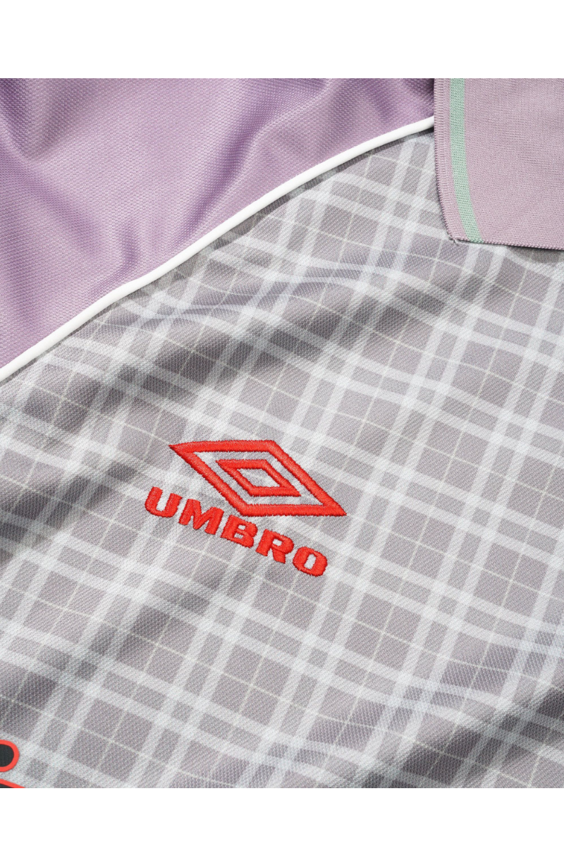 BUTTER PLAID JERSEY Berry / Stone