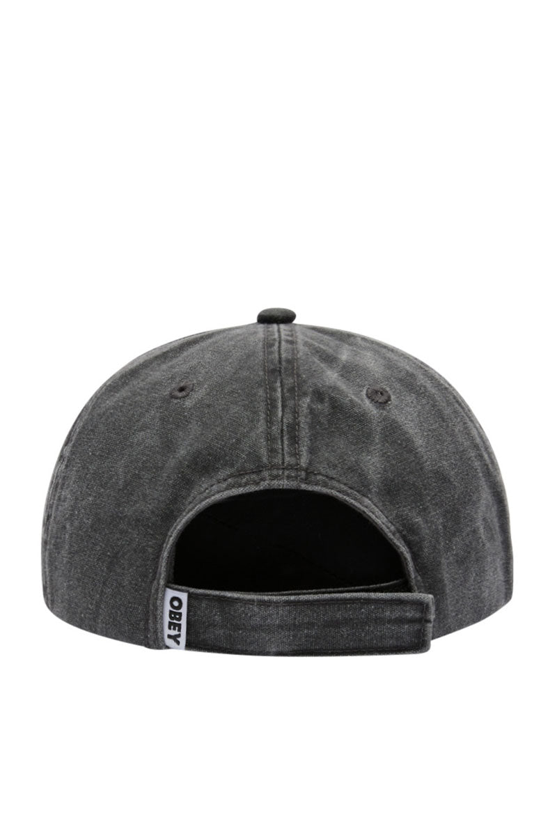 OBEY JOT 6 PANEL CAP VELCRO Pigment Black