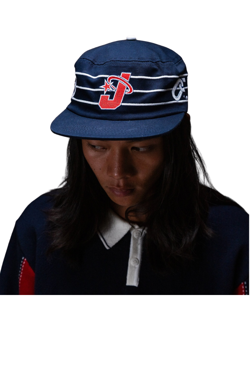 JACKER B.P JSTAR PILLBOX CAP Navy