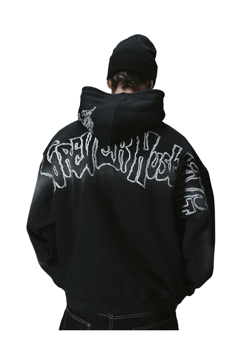 JACKER KAREN HOODIE ZIP Black