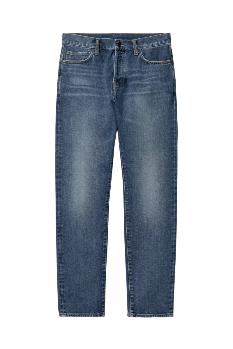 CARHARTT WIP KLONDIKE PANT Blue Dark Used Wash