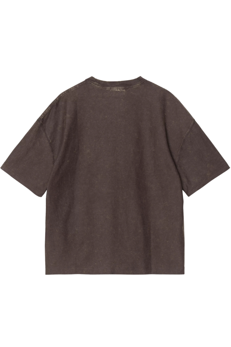 CARHARTT WIP LAMBERT T-SHIRT Tobacco Moon Wash