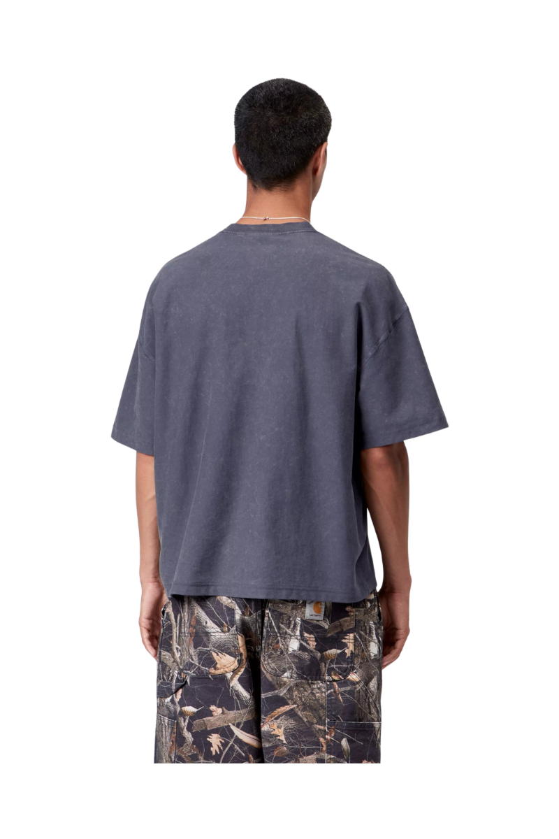 CARHARTT WIP LAMBERT T-SHIRT Dark Navy Moon
